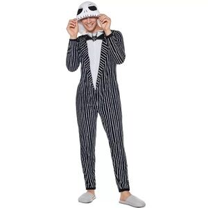 Disney Nightmare before Christmas Jack Skeleton costume onesie S